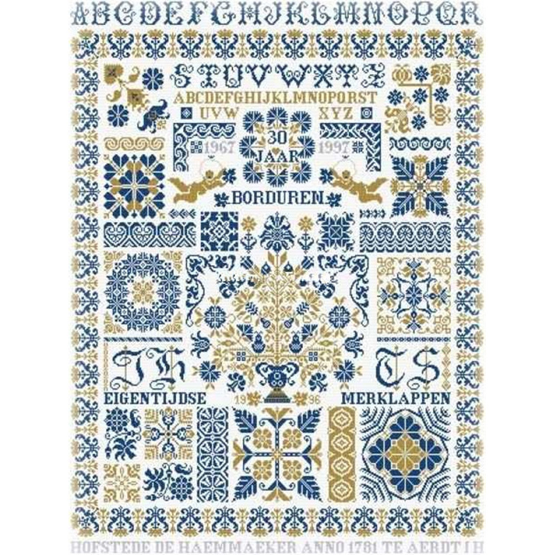 Embroidery Tas - 873 자수 원단 크로스 스티치 키트
