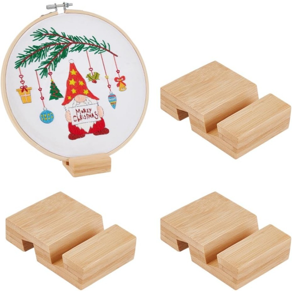 Embroidery Hoop Square - 4Pcs 자수 후프 나무 기본 자수