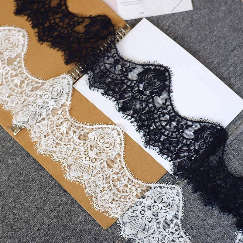 Embroidery Veil - 15CM 폭, 뉴 웨이브 엣지 본