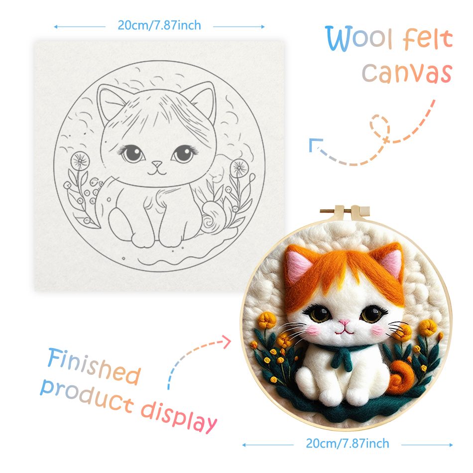 CHENISTORY DIY 양모 바늘 펠트 페인팅, 여 - Embroidery For Beginners 리뷰 및 가격