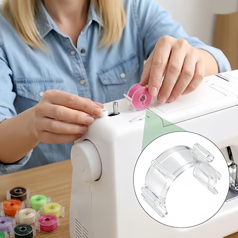 64개의 실 정리용 클리어 보빈 홀더, 자수 프로젝트에 - Embroidery Thread 리뷰 및 가격