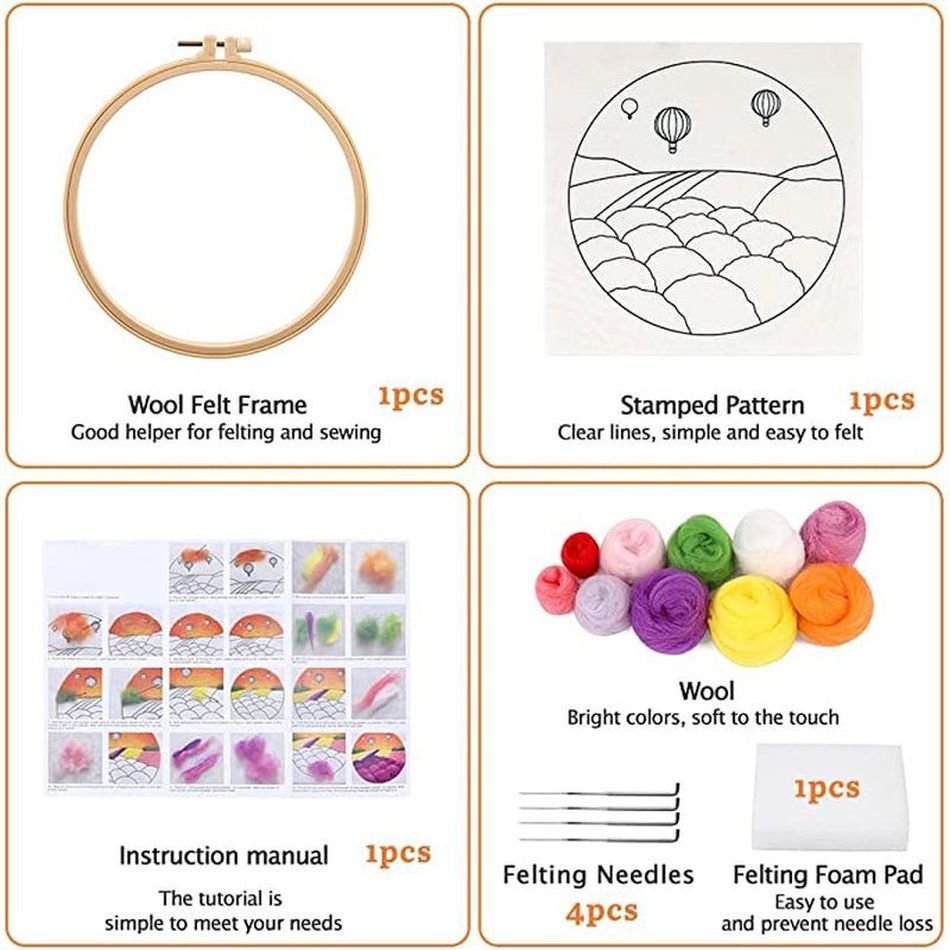 CHENISTORY 고양이 양모 페인팅 키트 성인용 자 - Embroidery For Beginners 리뷰 및 가격