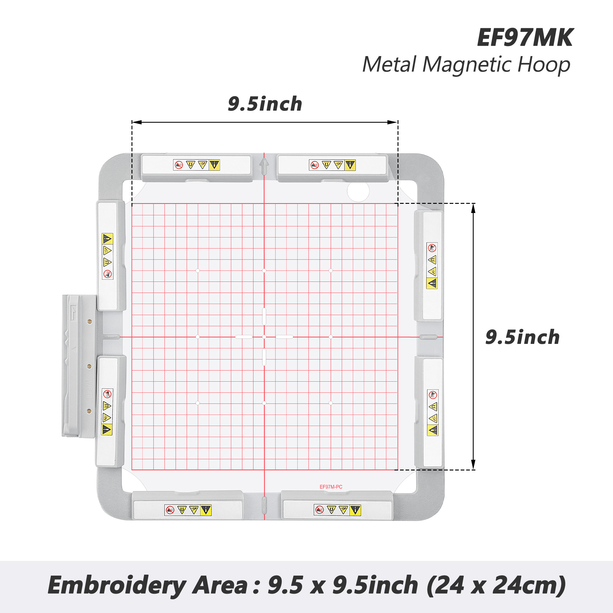 Brother/Babylock 자수 기계용 금속/자석  - Embroidery Hoop Square 리뷰 및 가격