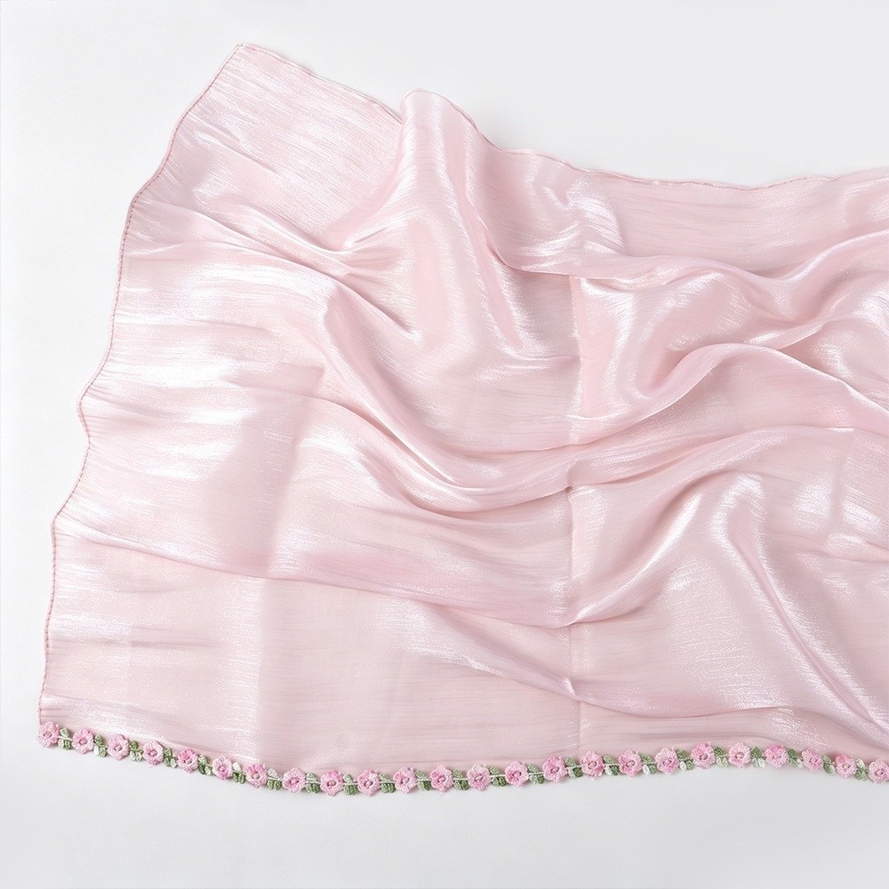 다용도 시스루 여성용 헤드스카프 광택 있는 가벼운 꽃무 - Embroidery Veil 리뷰 및 가격