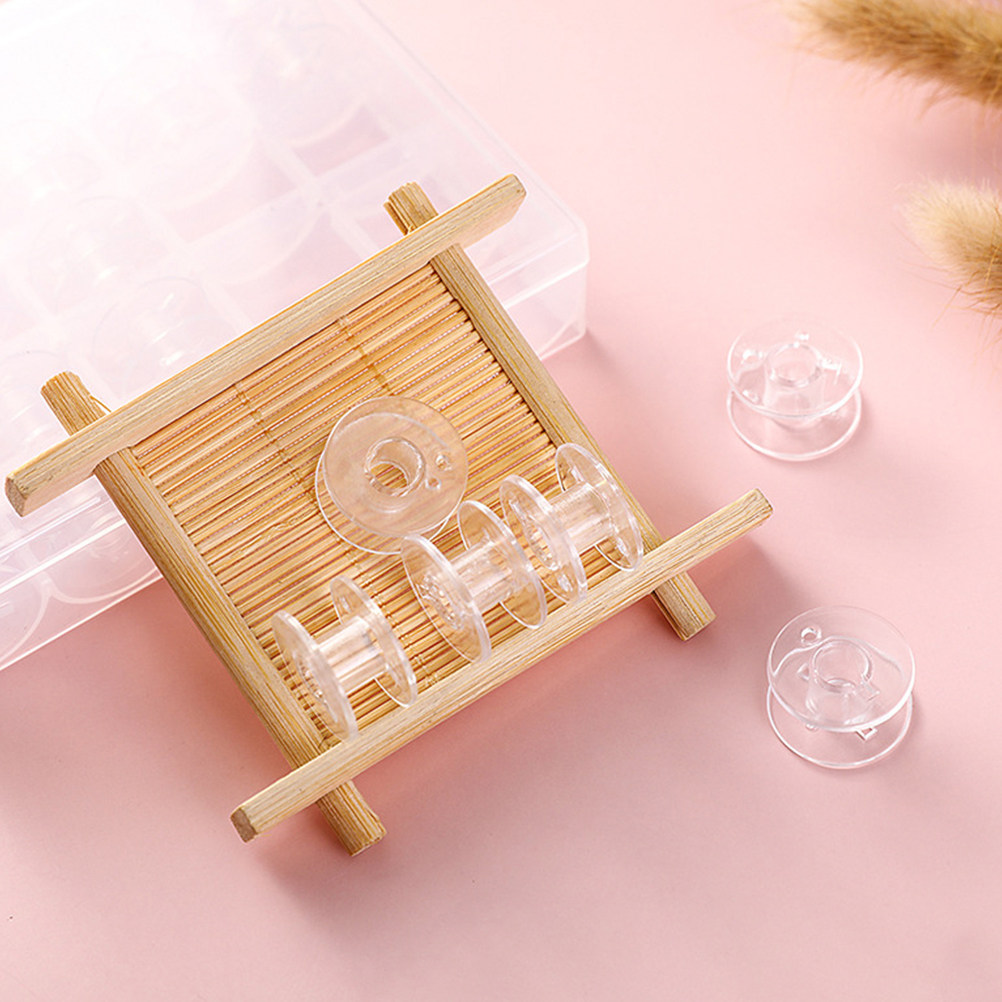 1세트 내마모성 투명 재봉 보빈 자수 기계용 플라스틱  - Embroidery Thread 리뷰 및 가격
