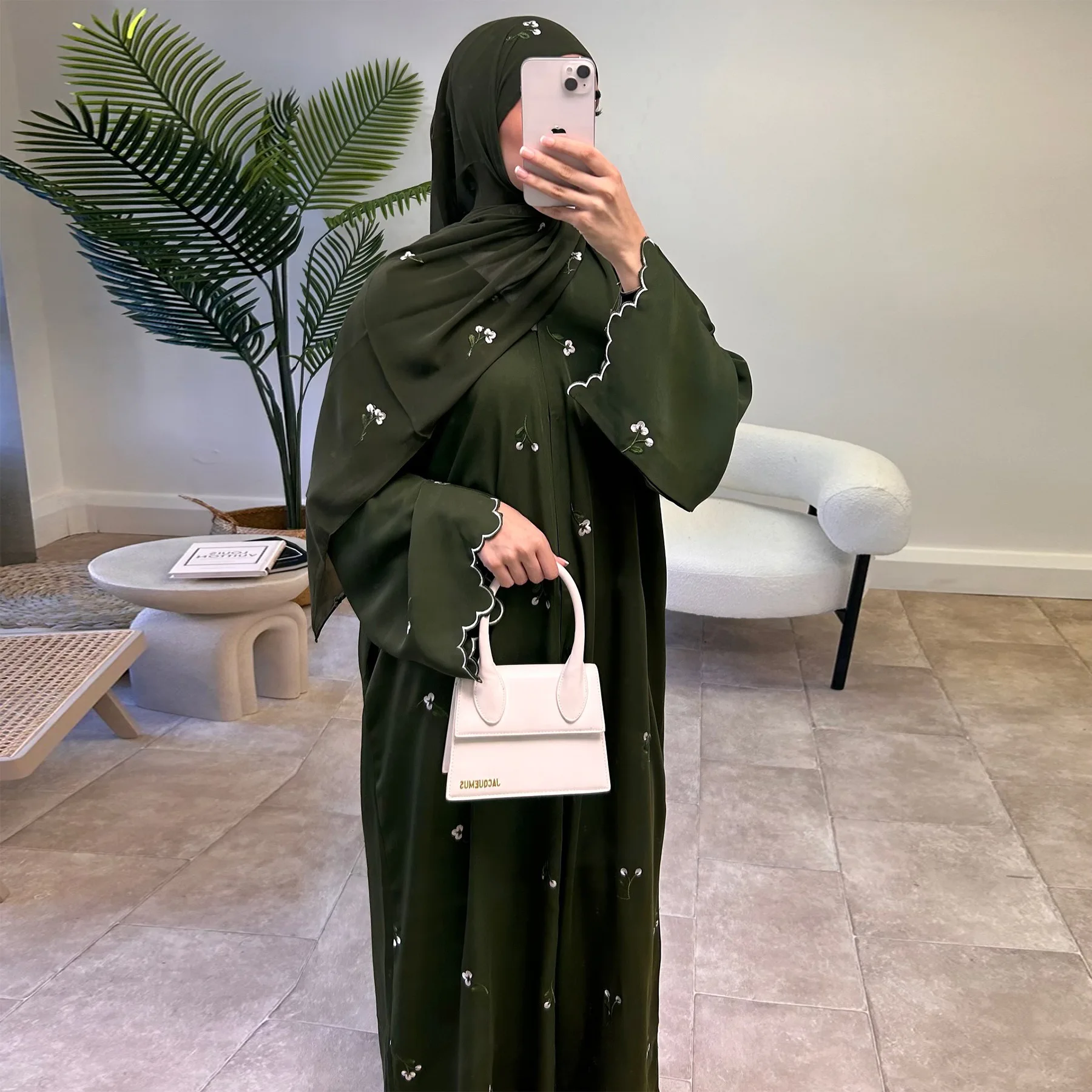 이드 여성 자수 아바야 무슬림 카디건 드레스 기도복 오 - Embroidery Kaftan 리뷰 및 가격