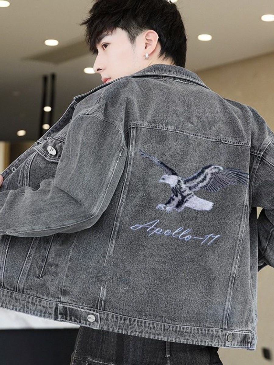 새로운 2026 남성 데님 재킷 봄 가을 자수 고급 청 - Embroidery Jeans 리뷰 및 가격