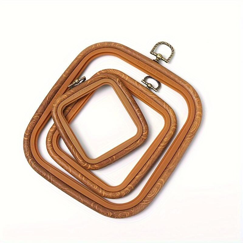 정사각형 장식용 인조 나무 십자수 프레임, 3가지 크기 - Embroidery Hoop Square 리뷰 및 가격