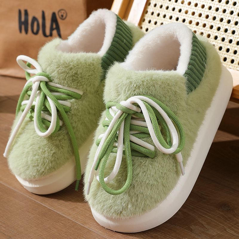 새로운 입체 풀랩 슬리퍼 홈 플러피 코튼 슈즈 2025 - Embroidery Cotton 리뷰 및 가격