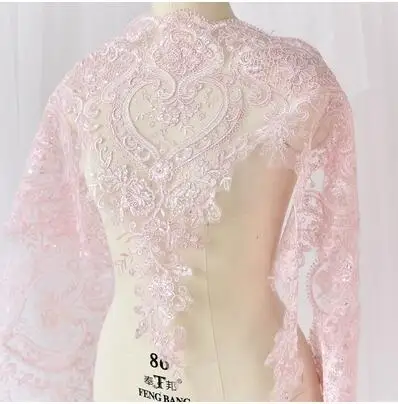 3 미터/로트 9 색 속눈썹 레이스 스팽글 웨딩 베일  - Embroidery Veil 리뷰 및 가격