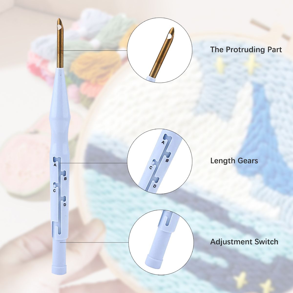 DIY 펀치 니들 키트 귀여운 동물 초보자도 쉽게 사용 - Embroidery Hoop Square 리뷰 및 가격