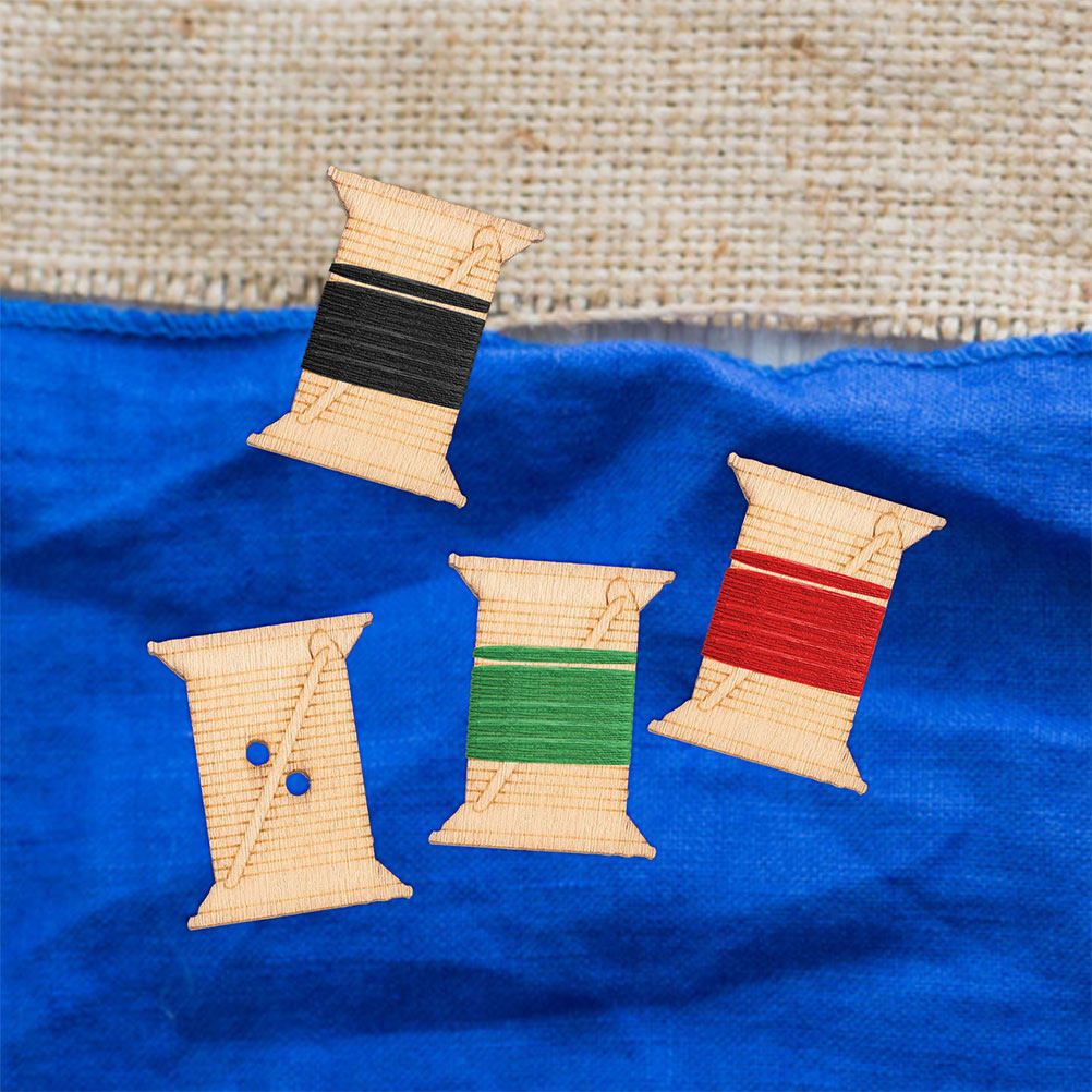 100개 나무 자수실 보빈 실 감는 카드 천연 소박한  - Embroidery Thread 리뷰 및 가격