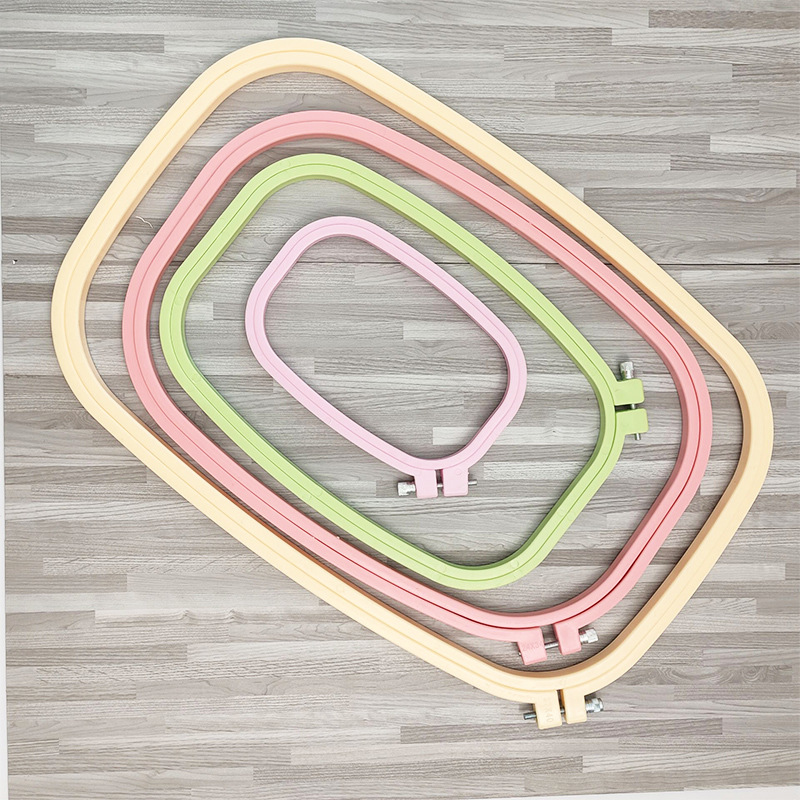 무작위 컬러 스퀘어 서클 핸드 바느질 액세서리 조정 가 - Embroidery Hoop Square 리뷰 및 가격