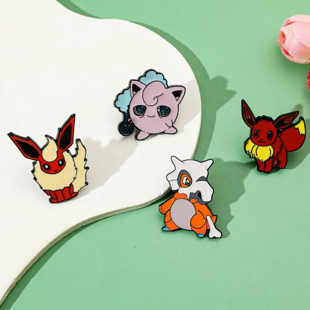 4 Pcs 캐릭터 만화 브로치 Flareon Jiggl - Embroidery Garment 리뷰 및 가격