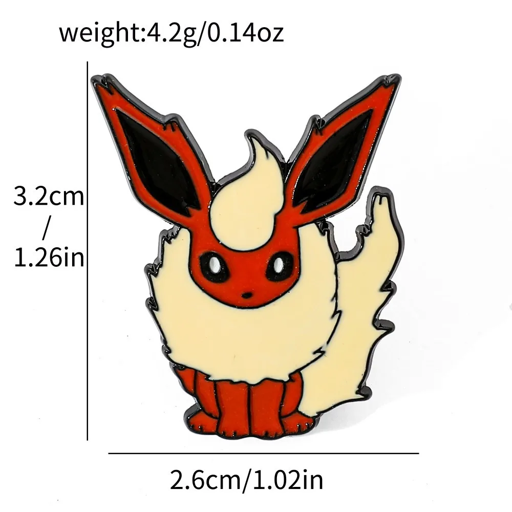 4 Pcs 캐릭터 만화 브로치 Flareon Jiggl - Embroidery Garment 리뷰 및 가격