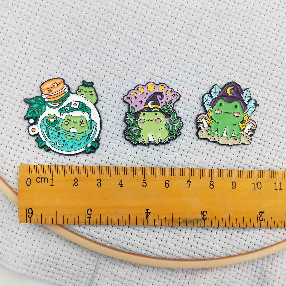 자석 개구리 바늘꽂이, 귀여운 동물 바늘 보관함 (자수 - Embroidery Hoop Square 리뷰 및 가격