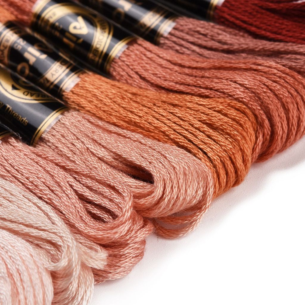 1세트 8가닥 0.5mm 6겹 폴리에스터 자수실 비즈  - Embroidery Thread 리뷰 및 가격