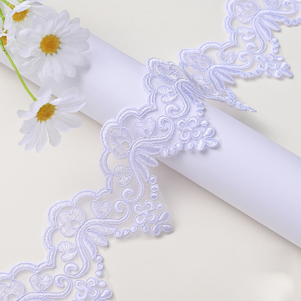 1야드 자수 레이스 트림 웨딩 드레스 베일 스팽글 레이 - Embroidery Veil 리뷰 및 가격